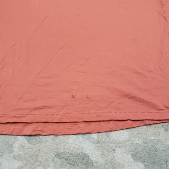 REI Co-op Shirt Mens 2XL Pink Salmon Merino Wool Pullover Long Sleeve - Picture 4 of 10